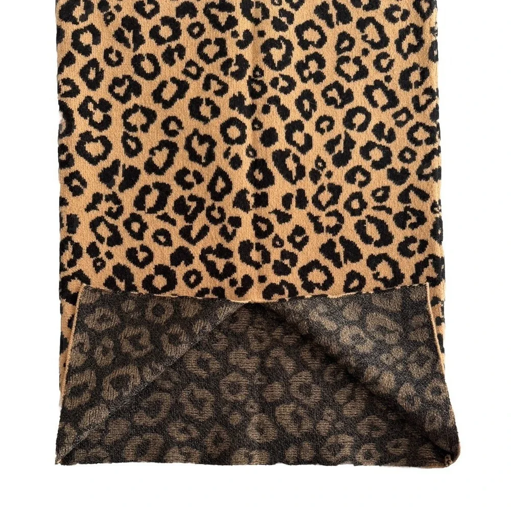 Veronica‎ Beard Bethel 🐆 Leopard Print Wool Pencil Skirt XS Office Siren Luxury